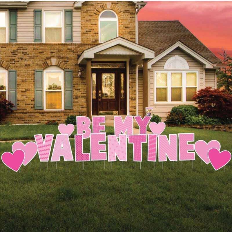 Be My Valentine Valentine's Day Yard Decoration