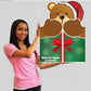 Giant Christmas Bear Hug Card - Stock Design