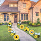 Bee Happy Honey Bee Yard Signs & Decorations Pathway Markers - FREE SHIPPING