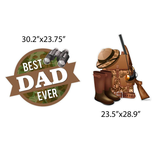 Father's Day Hunting Yard Card Set