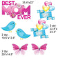 Spring Theme Mother's Day Yard Card Set