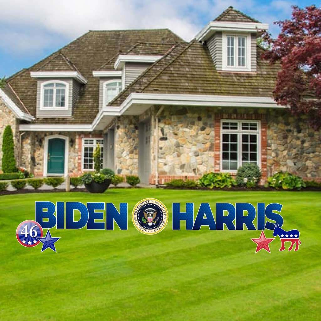 Biden Harris 2021 Presidential Inauguration Yard Card Decoration
