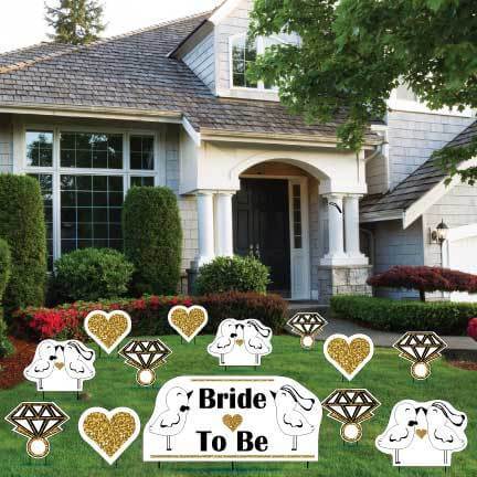 Bachelorette Bride to Be Yard Signs & Decorations