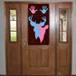 Baby Shower Door Banner - Buck Or Doe Vinyl Door Banner