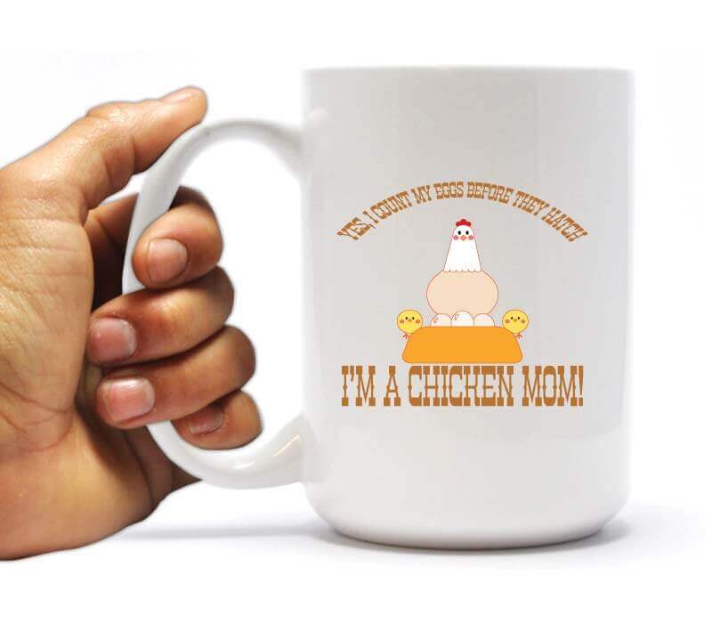 Chicken Themed Chicken Mom Coffee Mug Gift for Moms