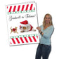 Giant Christmas Card (Goodwill to Felines), W/Envelope - Stock Design