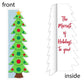 Giant Life-Sized Christmas Tree Holiday Card - FREE SHIPPING