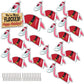 You've Been Flocked! Christmas Flamingos Set of 12