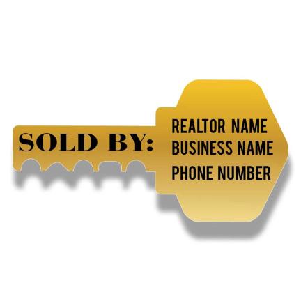 Realtor Photo Props - Sold by Custom Real Estate Signs