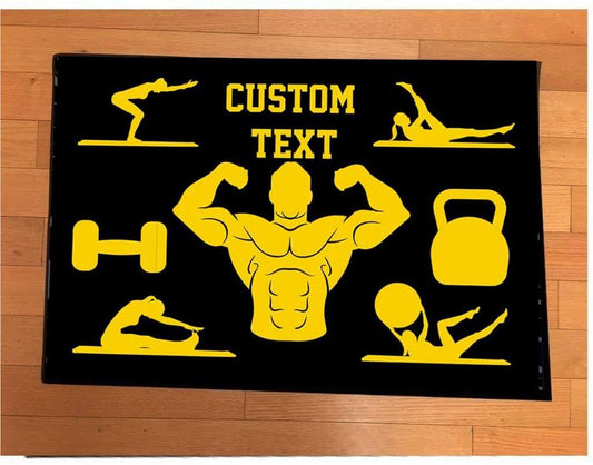 Custom doormat for gyms