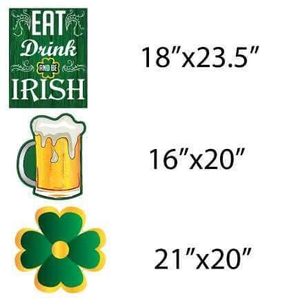 Eat Drink And Be Irish St. Patrick's Day Yard Decorations