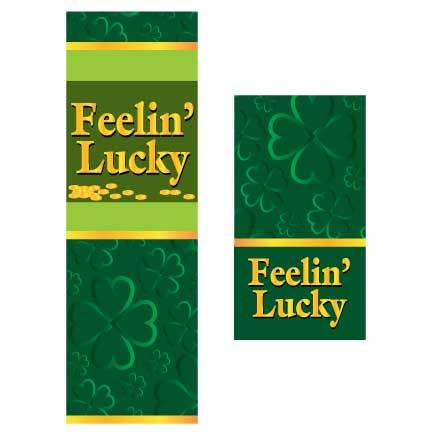 St. Patrick's Day Feeling Lucky Waterproof Vinyl Door Banner