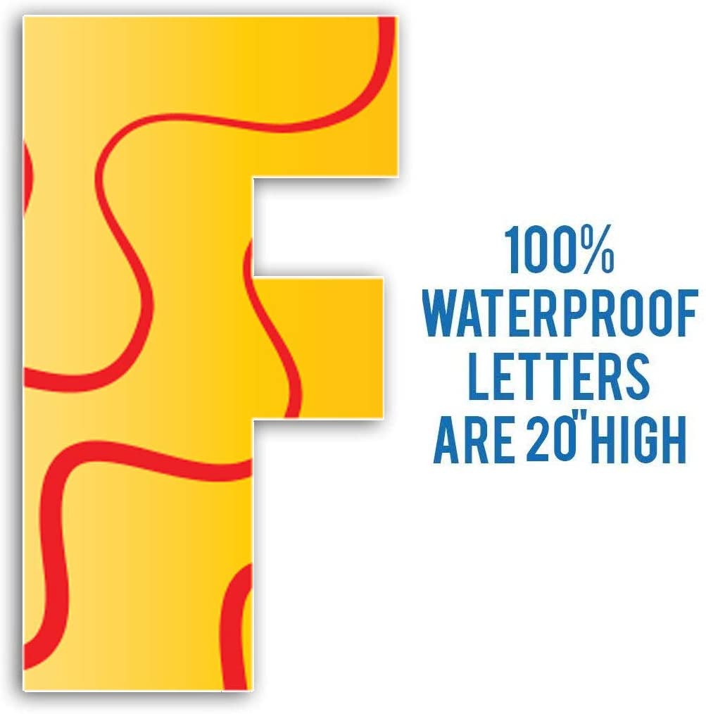 waterproof yard letters