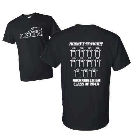 Senior Pride Football T-Shirt - FREE SHIPPING