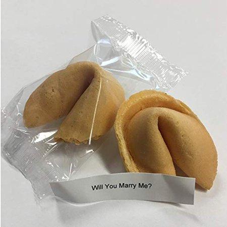 Will You Marry Me?  Fortune Cookie with Message Inside