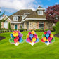 Giant Balloon Clusters Yard Card Accessory 3 pc Set