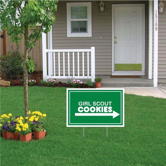 Girl Scout Cookies Yard Sign