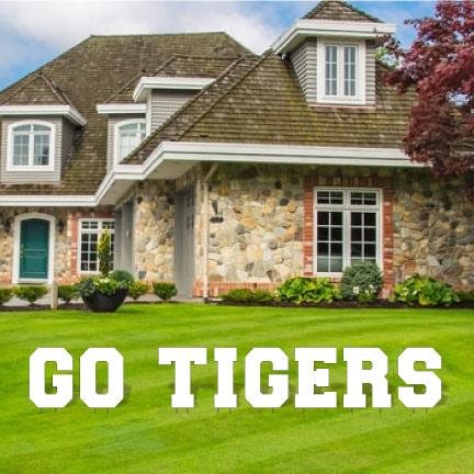 Go Tigers Yard Letters - FREE SHIPPING