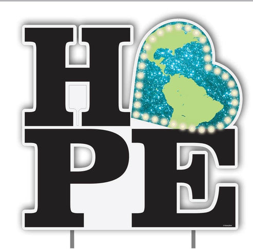 Lighted HOPE Yard Sign | Yard Decoration | VictoryStore – VictoryStore.com