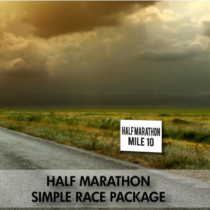 Half Marathon Simple Yard Sign Package