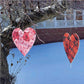 Hanging plastic outdoor valentine's day decorations