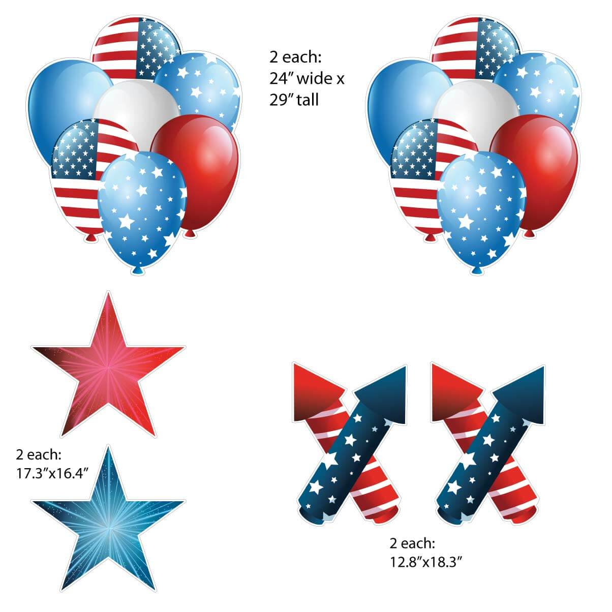 american flag yard sign accessories