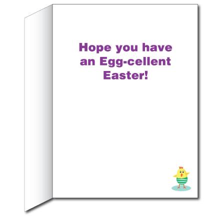 Giant Easter Card - Happy Easter with Chicks
