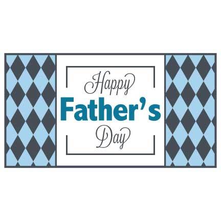 Happy Father's Day Banner - Waterproof Vinyl Banner