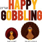 Happy Gobbling Thanksgiving Yard Letters 15 piece set FREE SHIPPING