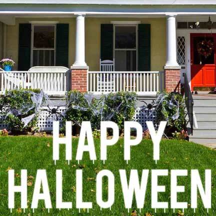 Happy Halloween Yard Letters Decor - FREE SHIPPING