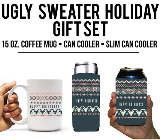 Ugly Sweater Theme Gift Set Holiday Gift