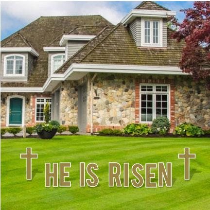 He Is Risen Religious Easter Yard Letters FREE SHIPPING