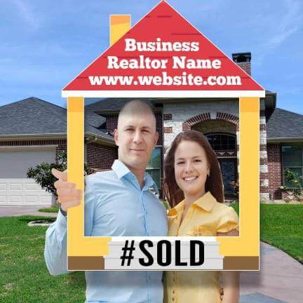 Realty Props Custom Realtor Selfie Frame Photo Prop | VictoryStore – VictoryStore.com