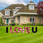 I Love You Yard Letters