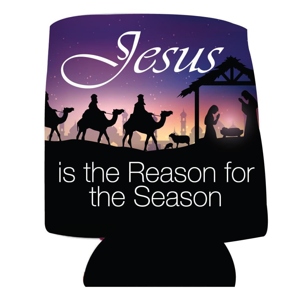 Jesus is the Reason Holiday Gift Pack - Yard Sign, Decal & Can Cooler - FREE SHIPPING