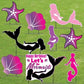 Let's Be Mermaids Pink Yard Decorations