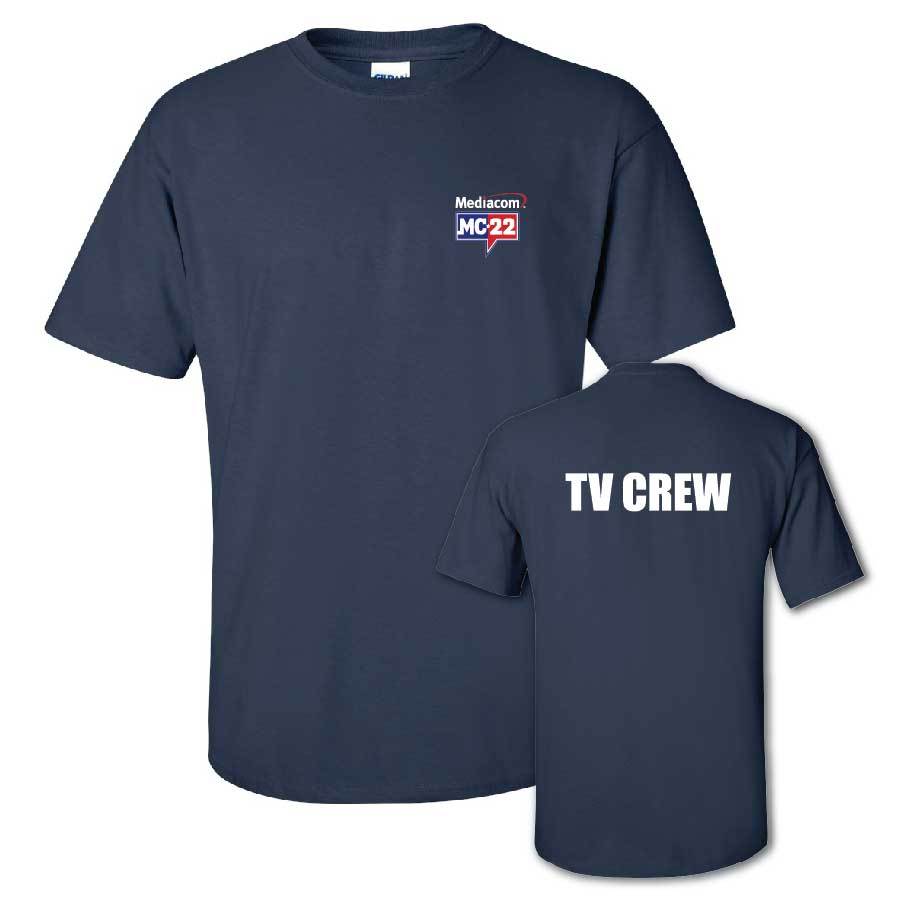 MC22 Navy Short Sleeve 2-Sided Cotton T-Shirt