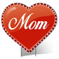 Giant MOM Lighted Heart Yard Sign