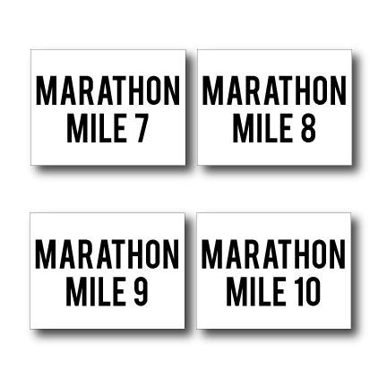 Marathon Race Yard Sign Package