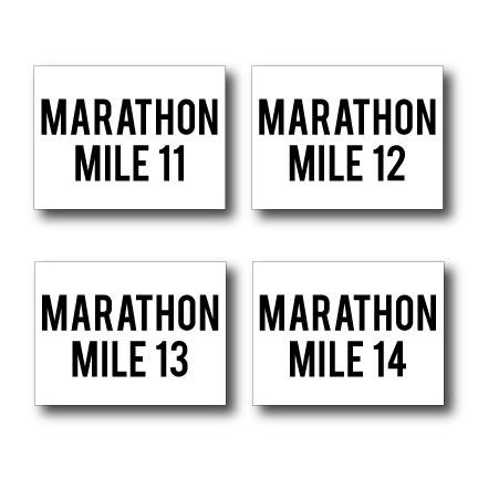Marathon Race Yard Sign Package