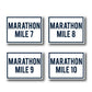 Marathon Race Yard SignPackage Navy Blue