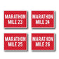 Marathon Race Yard Sign Package Red