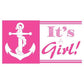 Nautical It's A Girl Banner