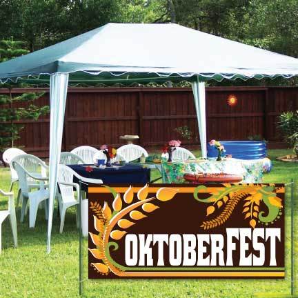 Oktoberfest Decorations: Oktoberfest Banner - Waterproof Vinyl Banner