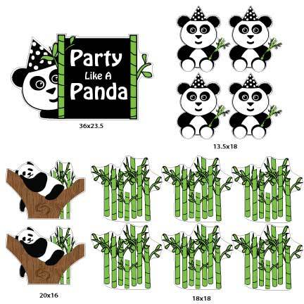 Party Like A Panda Yard Decorations