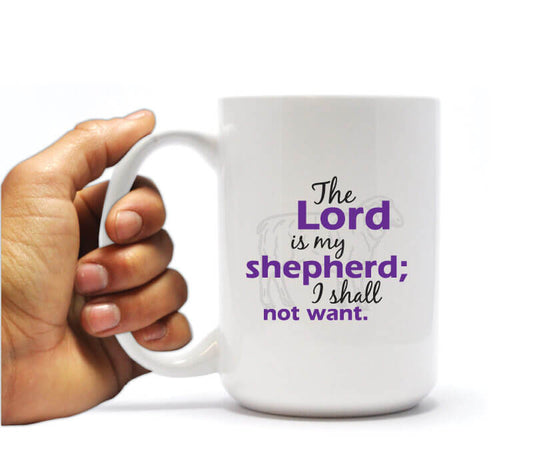 Psalm 23 Religious Coffee Mug Gift Set