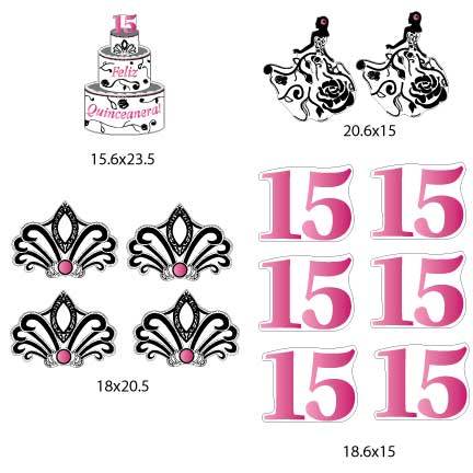 Quinceañera Yard Decorations FREE SHIPPING