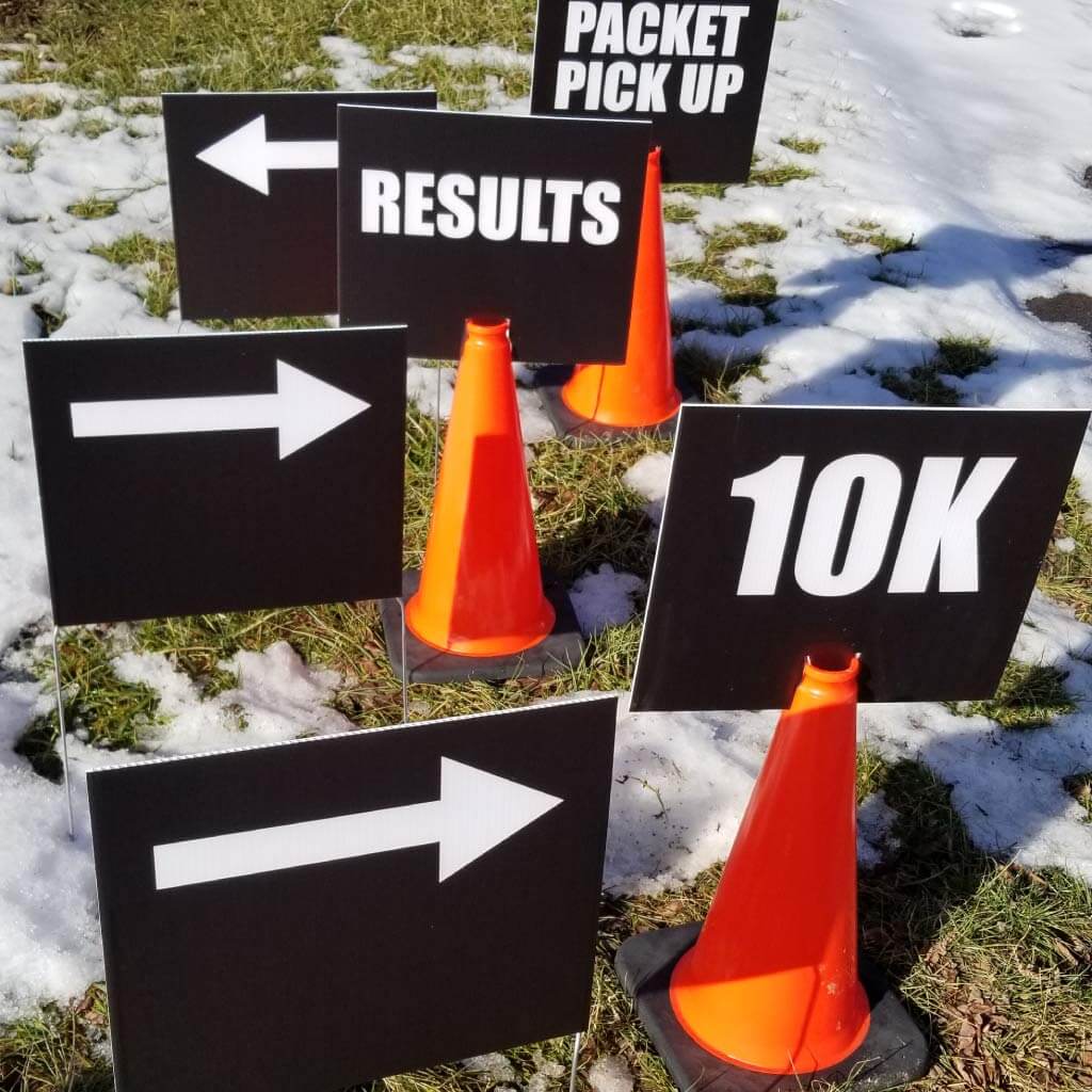 Road Race Directional Signs & Cones Set | VictoryStore – VictoryStore.com