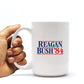 reagan bush coffee mug