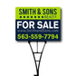 17"x23" Custom Realtor Yard Signs with Rounded Corners
